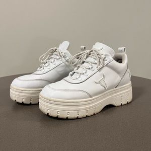 Windsor Smith Lux White Leather Size 10
